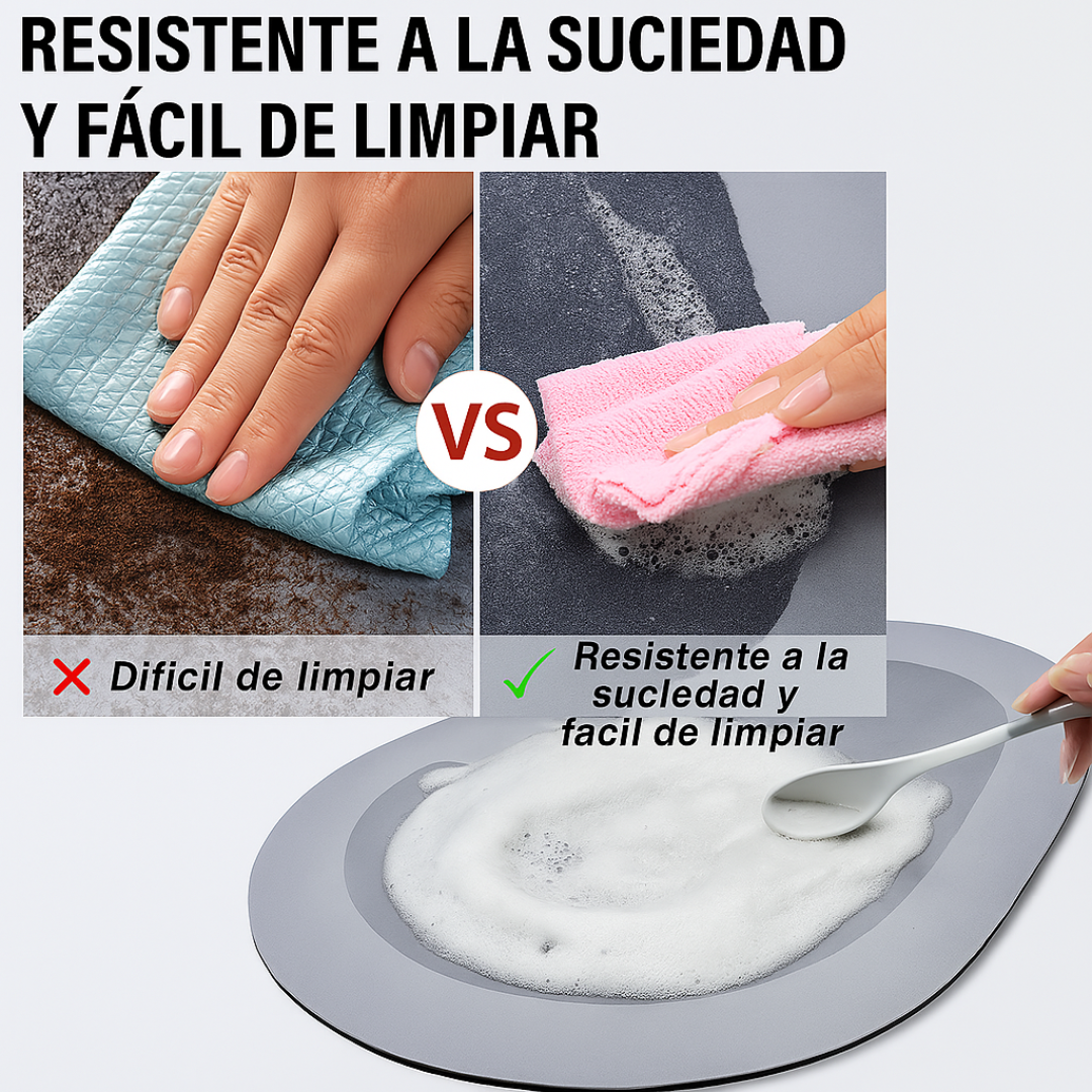 🧼💦 Alfombra UltraAbsorbente – Piso seco, baño seguro