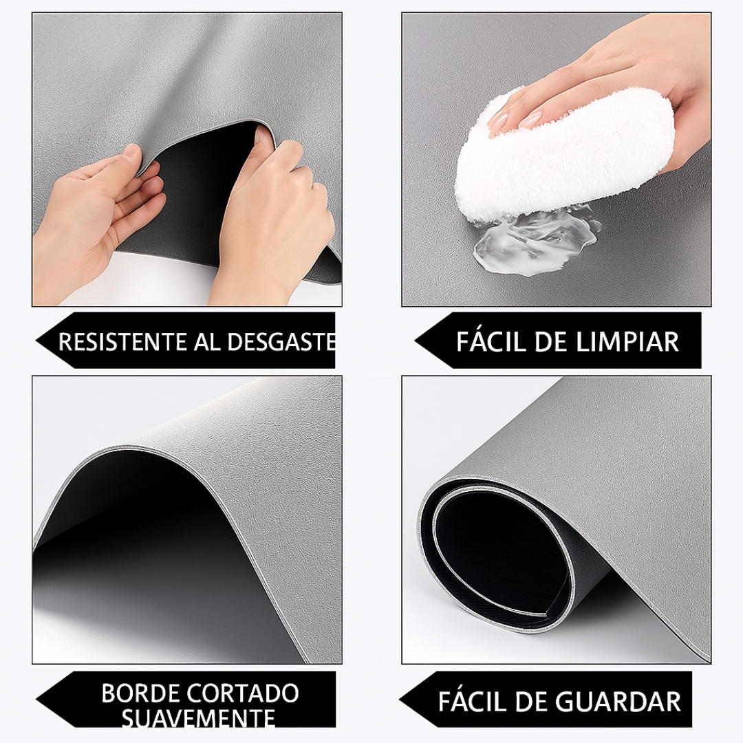 🧼💦 Alfombra UltraAbsorbente – Piso seco, baño seguro