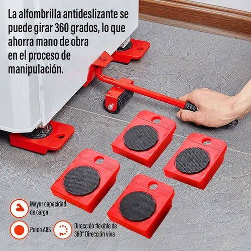🧰✨ Set Móvil Anti esfuerzo – Mueve Muebles Sin Complicaciones