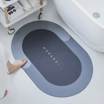 🧼💦 Alfombra UltraAbsorbente – Piso seco, baño seguro